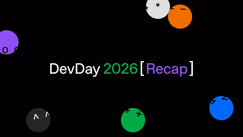 Visuel officiel du DevDay 2026 avec les personnages dots