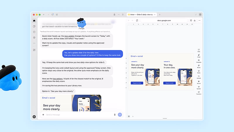 Dot et ChatGPT préparent ensemble les documents de lancement