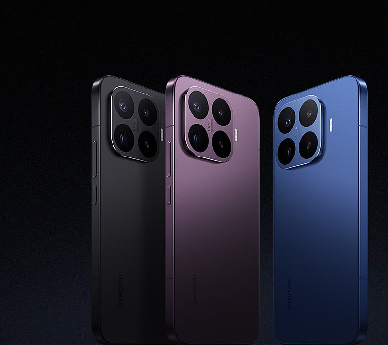Xiaomi 17T Pro en Black, Deep Violet et Deep Blue